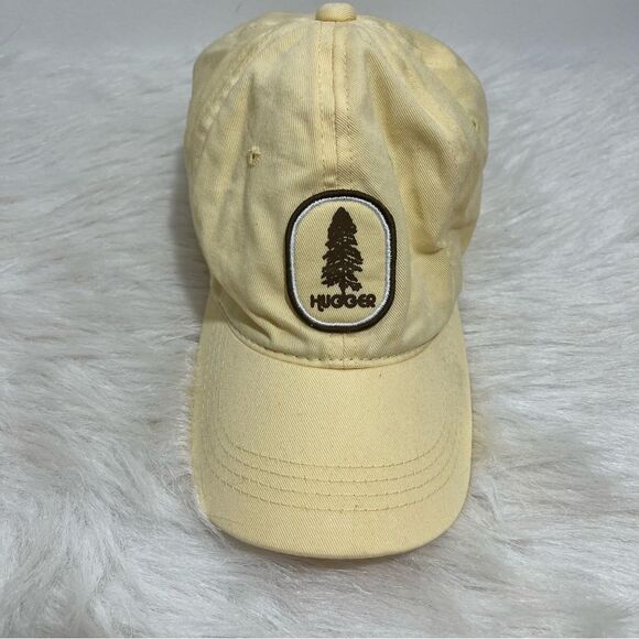100% Organically Grown Cotton Yellow "Tree Hugger" Baseball Hat -- OS - Picture 5 of 8